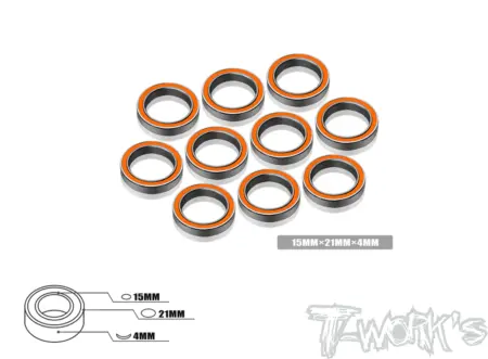 CUSCINETTI ALTA PRECISIONE 15x21x5mm RSZ 10pz